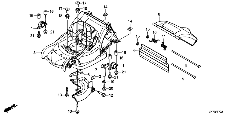 Honda HRX476C2VYEH - Cutter Housing
