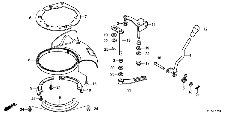 Honda HRX476C2VYEH - Shutter