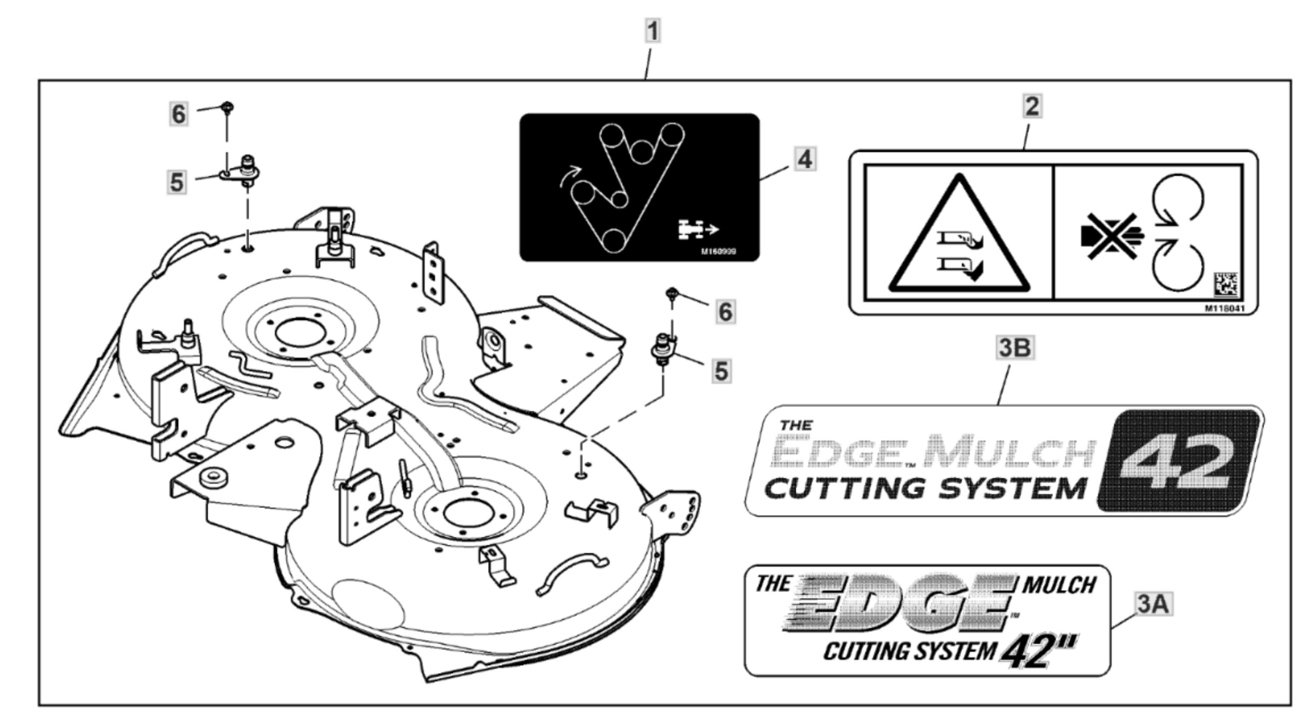 PartsList.pdf John Deere X354 - Mower Deck 42m