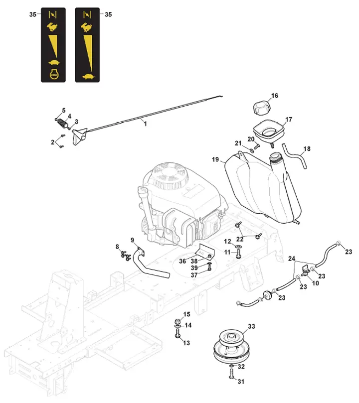 Mountfield 827M 2T0050483/M16 - Engine ST