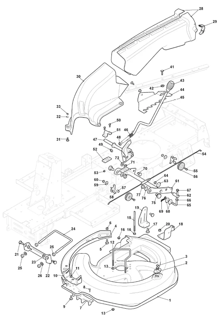 ggp-08 Mountfield 827M 2T0050483/M16 - Cutting Plate