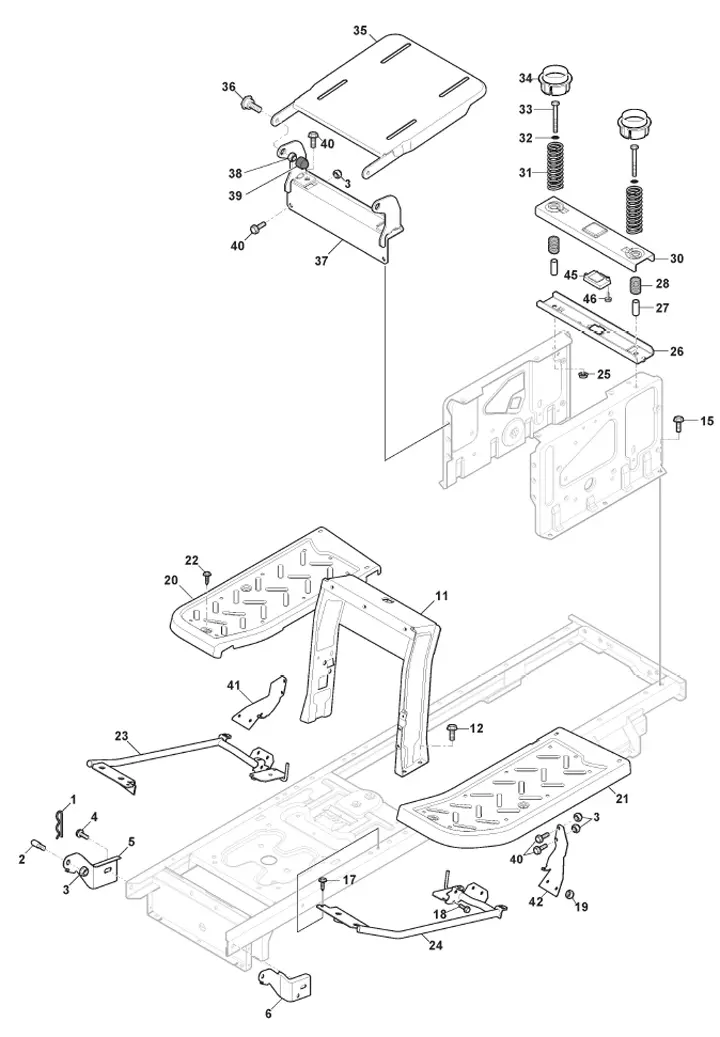 mf-08 Mountfield MTF84H 2T2105403CAS - Frame