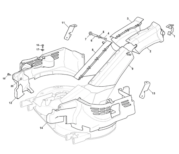 Mountfield MTF84H 2T2105403CAS - Belt Protections
