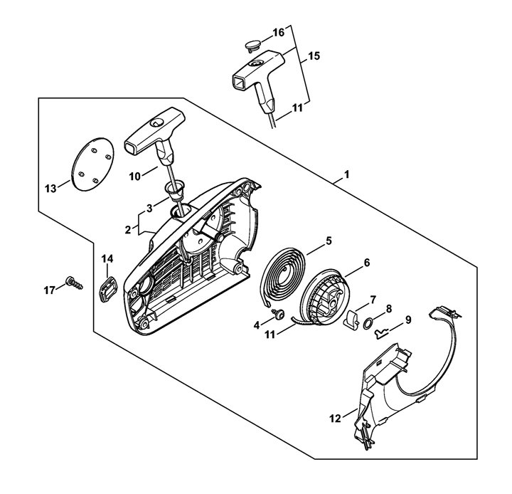 Stihl MS194T - Rewind Starter