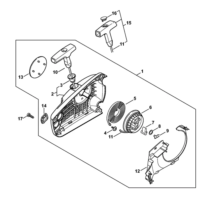 Stihl MS194T - Rewind Starter
