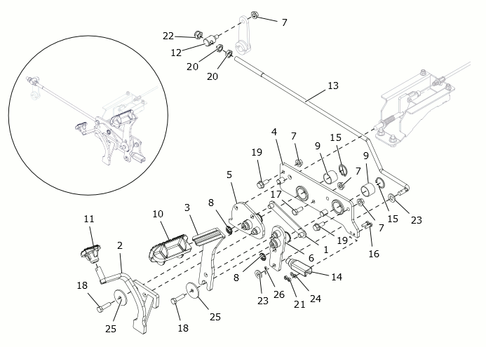 Westwood T50 From Apr2016 - Pedals