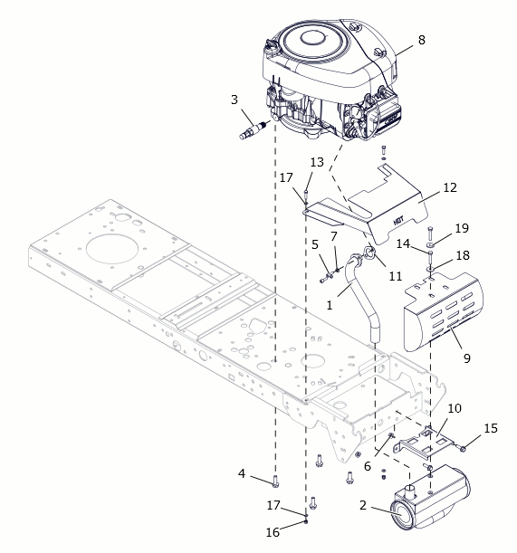 Westwood T50 From Apr2016 - Engine Assy