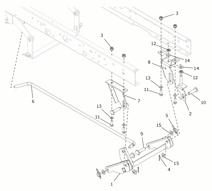 Westwood T80 - Deck Lift Front Cable