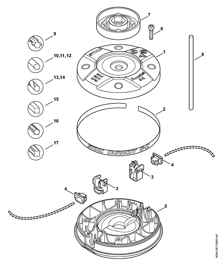 Stihl Mowing Head - Durocut 5-2