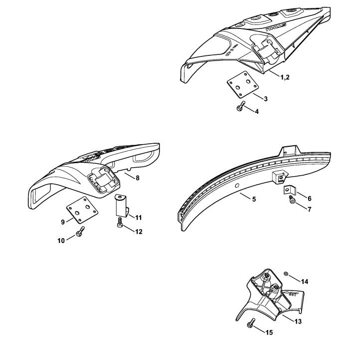 Stihl FS-KM 4180 - Deflector