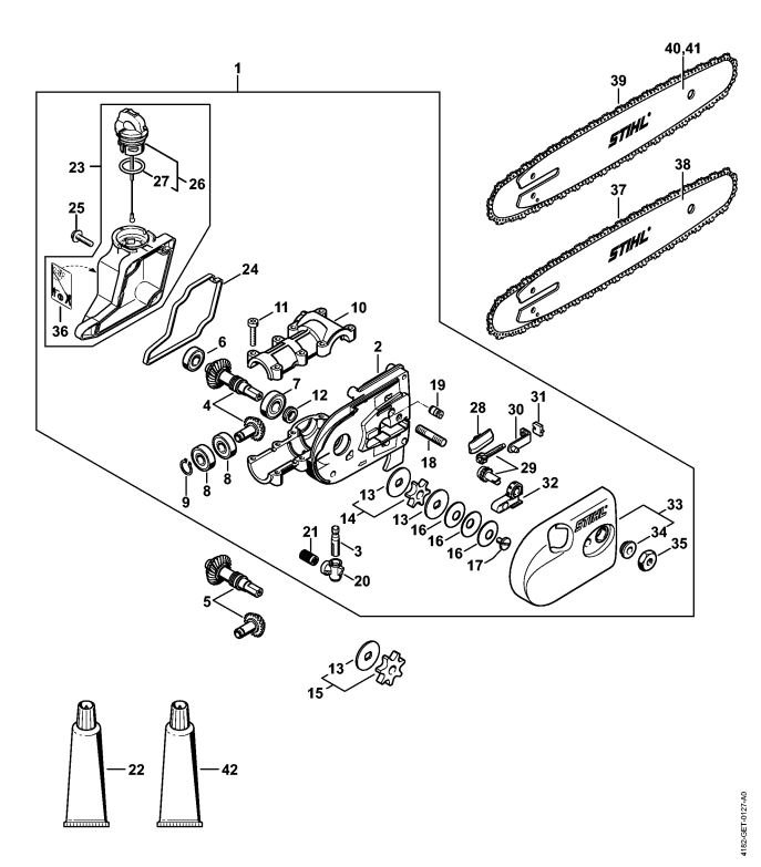 Stihl HT-KM - Gear Head 1