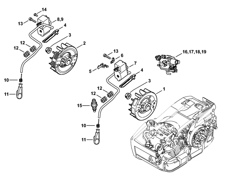 Stihl MS201TC - Ignition System