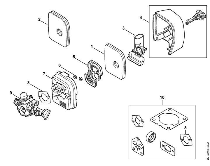 Stihl BG86 - Air Filter (12.2012)