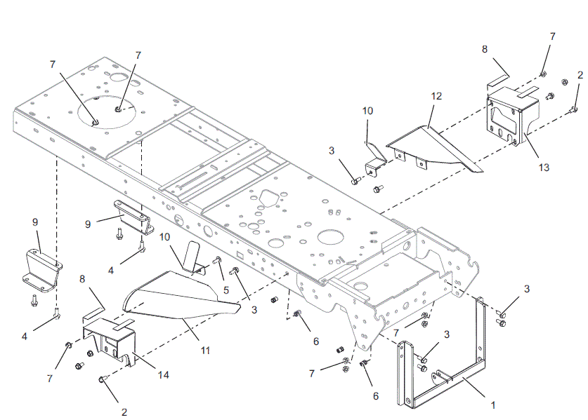 Westwood T40 From Mar19 - Body Link, Deck Tensioner