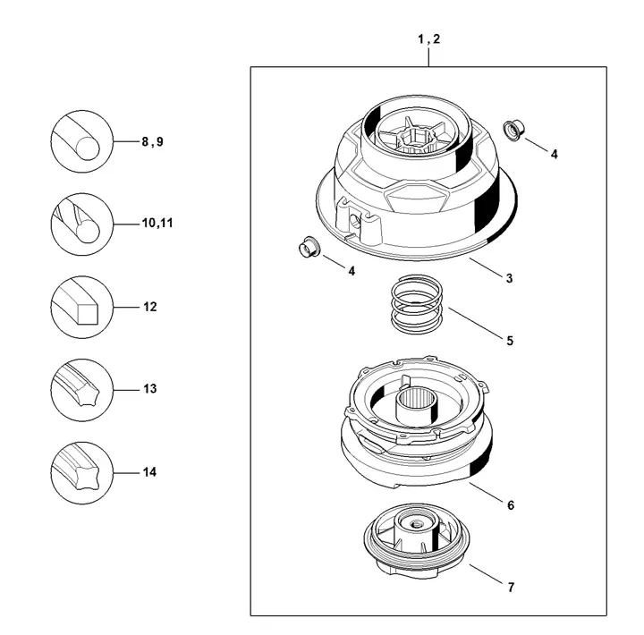 Stihl Mowing Head - Autocut C6-2