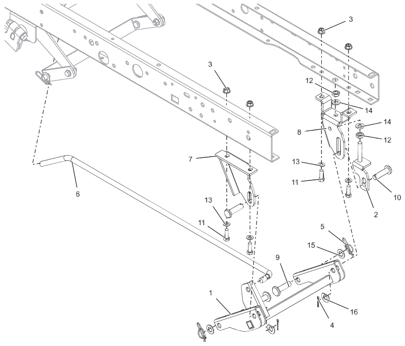decklift Westwood T40 From Mar19 - Deck Lift Front Cradle