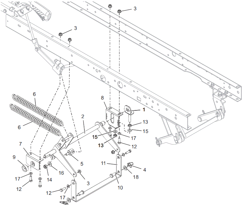 Westwood T40 From Mar19 - Deck Lift Rear Cradle