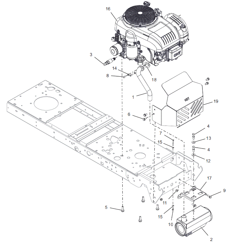 Westwood T40 From Mar19 - Engine Assy