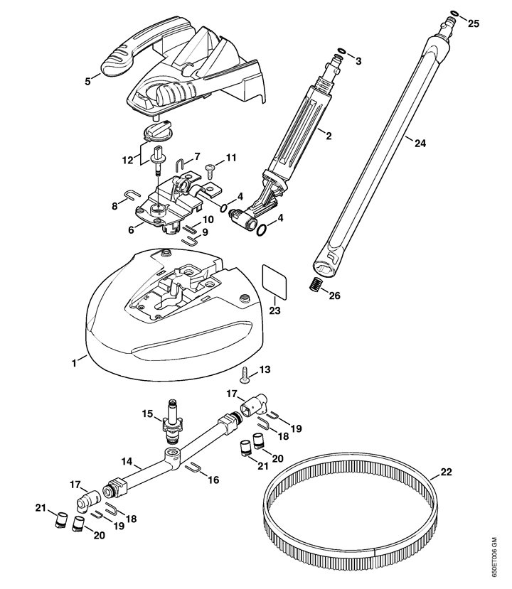 Stihl RE90 4951 - Surface Cleaner RA101 06-2019