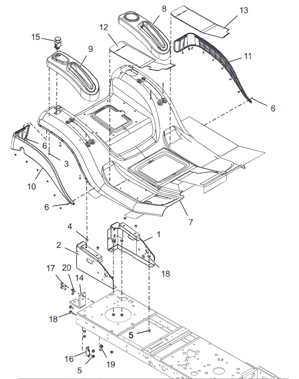 Westwood T40 From Mar19 - Rear Body