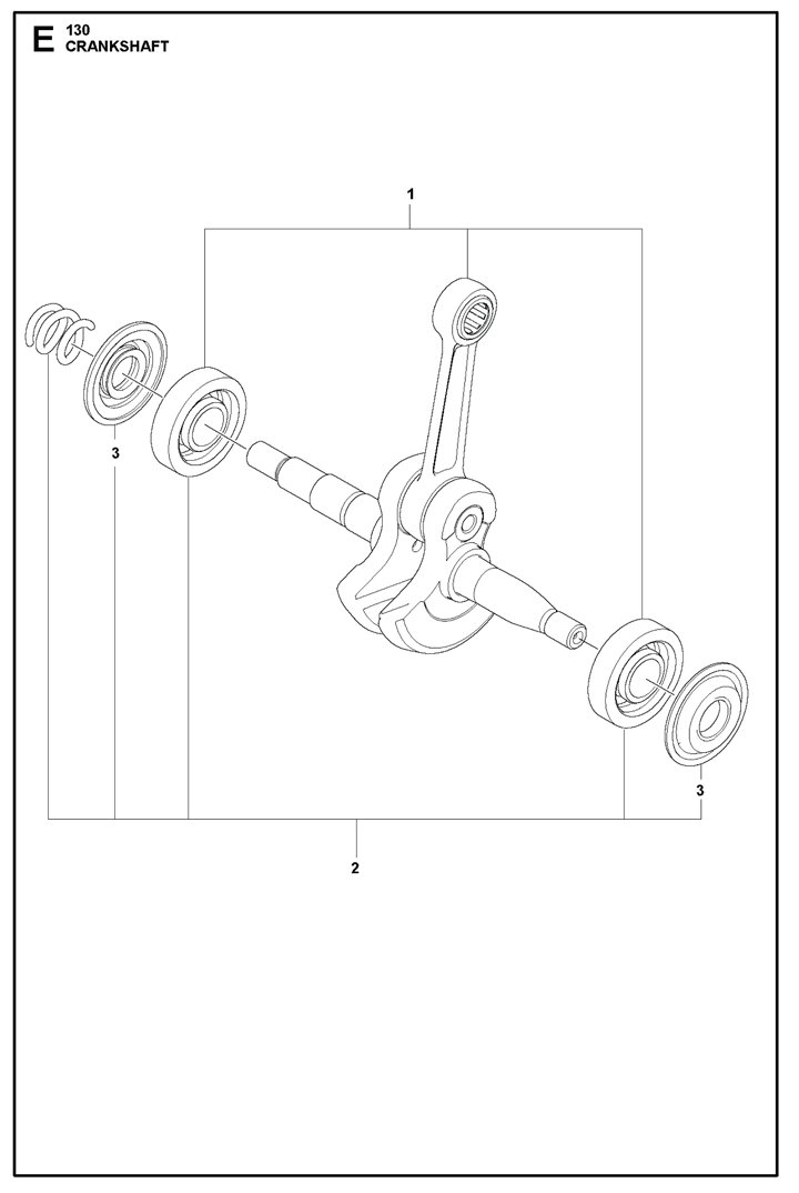 130-21 Husqvarna 130 - Crankshaft