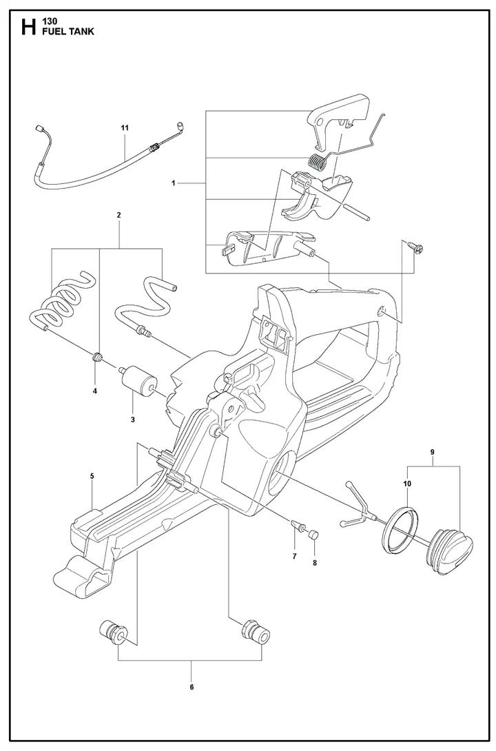 Husqvarna 130 - Fuel Tank