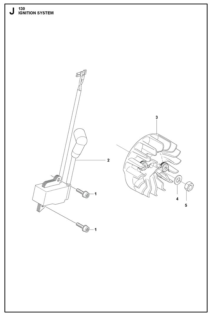130-7 Husqvarna 130 - Ignition