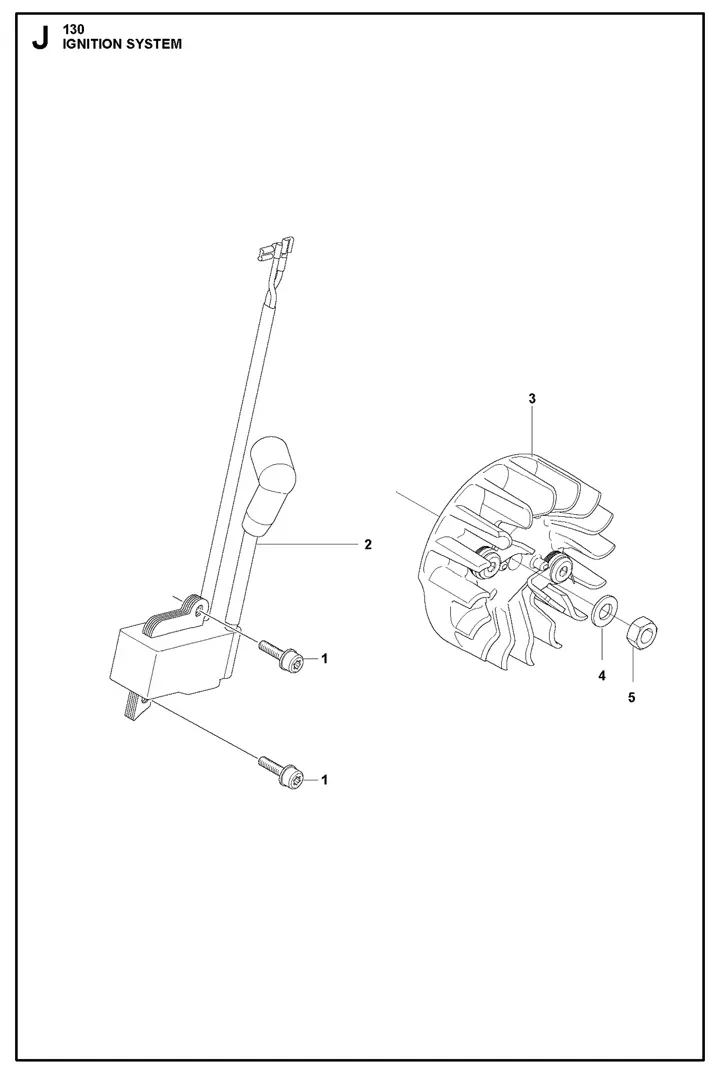 130-7 Husqvarna 130 - Ignition