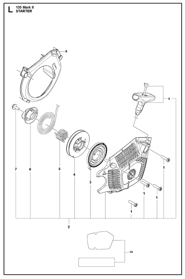 135ii-11 Husqvarna 135ii - Starter