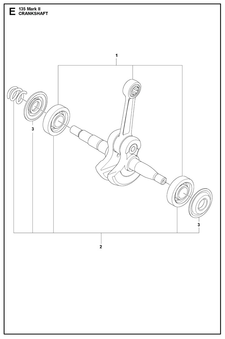 Husqvarna 135ii - Crankshaft