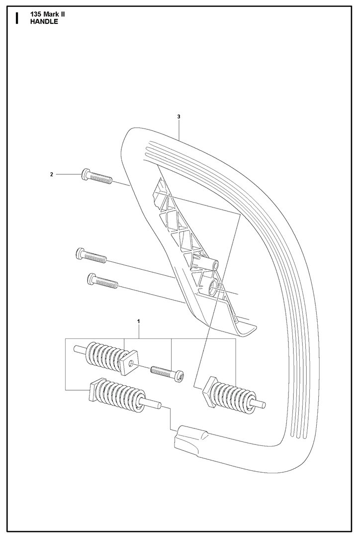 135ii-5 Husqvarna 135ii - Handle