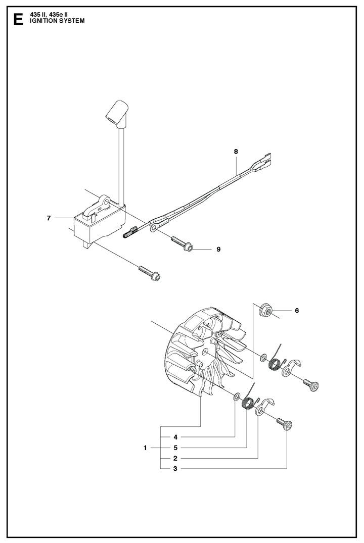 435ii-17 Husqvarna 435II - Ignition System