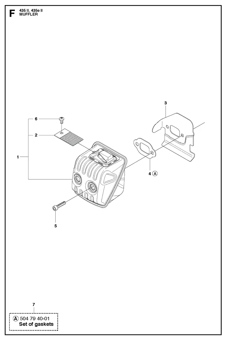435ii-19 Husqvarna 435II - Muffler