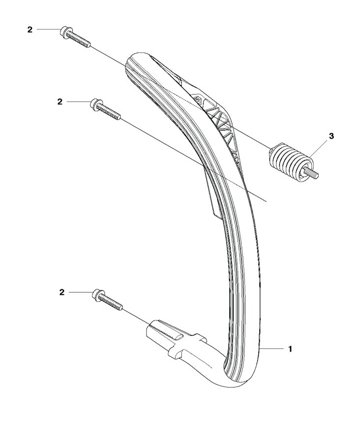 440ii-11 Husqvarna 440II - Handle