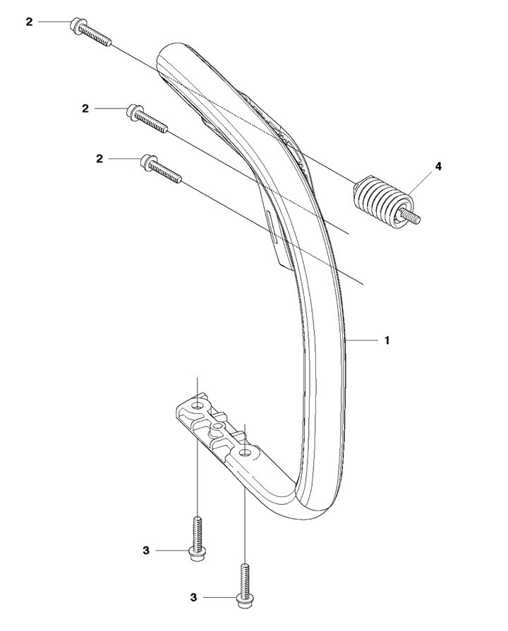 Husqvarna 450ii - Handle