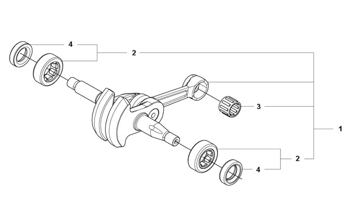 Husqvarna 540XPiii - Crankshaft