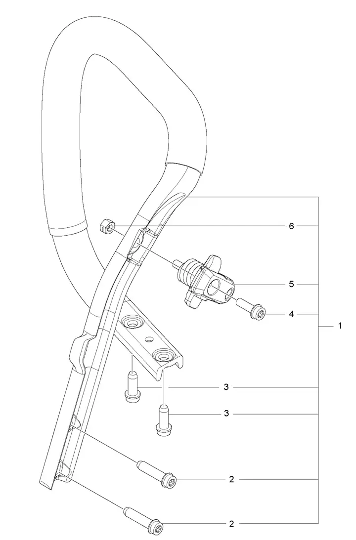 Husqvarna 545ii - Handle
