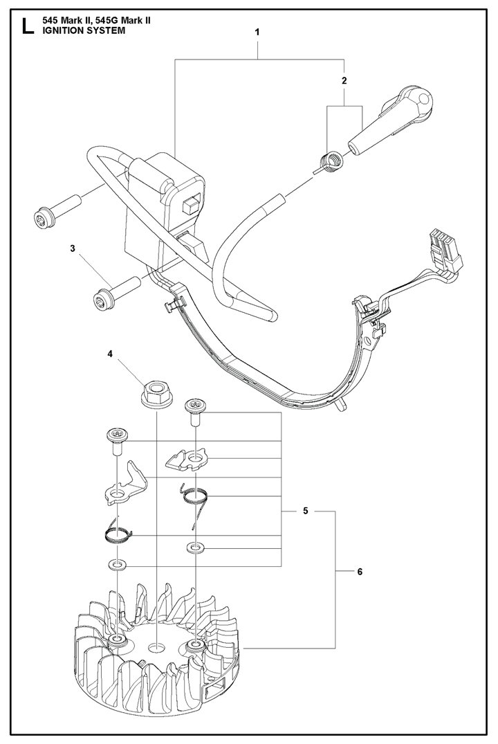 545ii-17 Husqvarna 545ii - Ignition Stystem