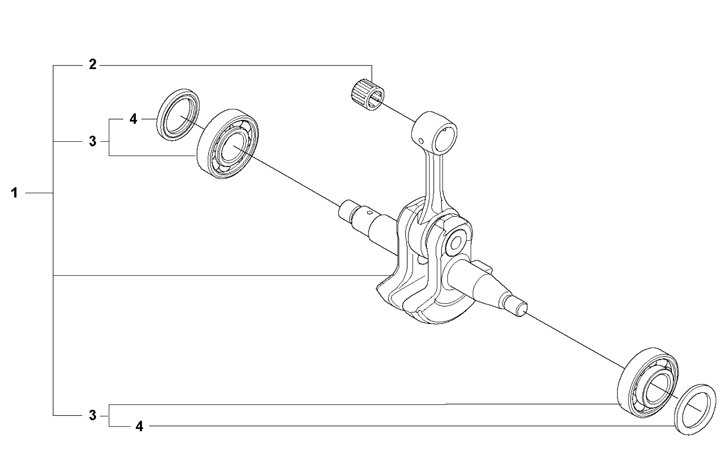 545ii-5 Husqvarna 545ii - Crankshaft