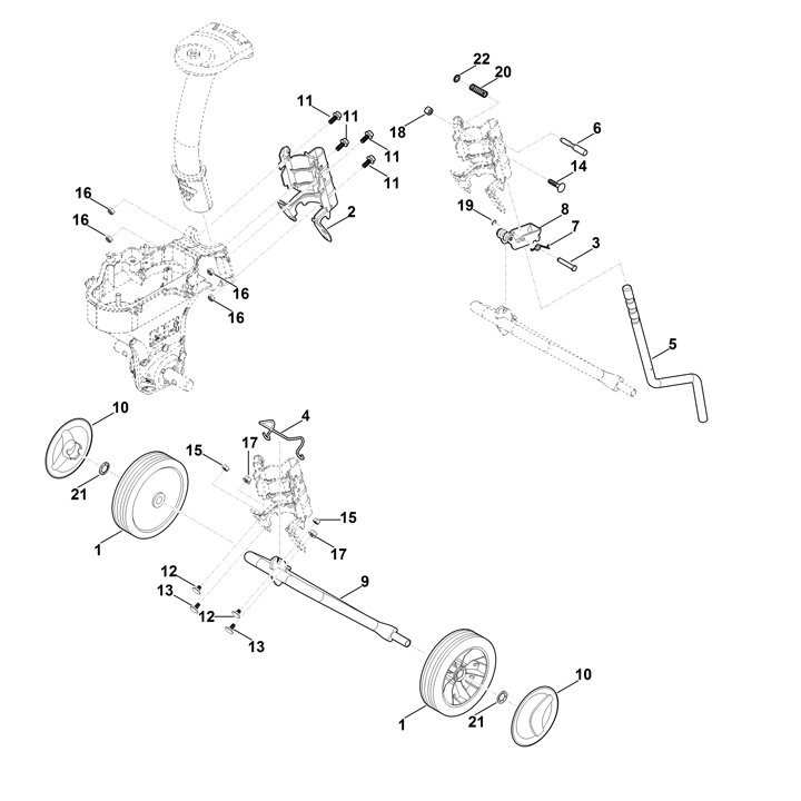 Stihl MH445.0 - Chassis