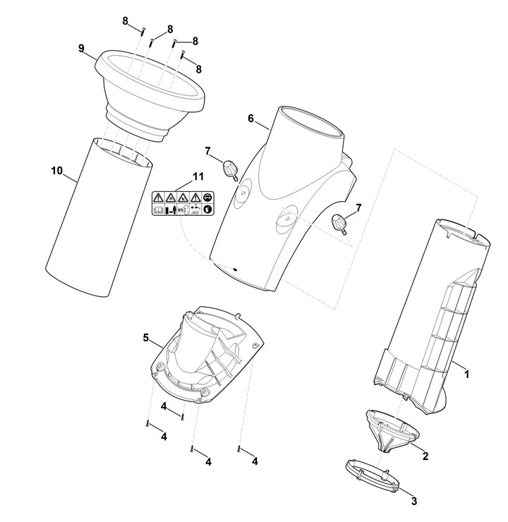 GHE 250.0 Stihl GHE250.0 - Funnel
