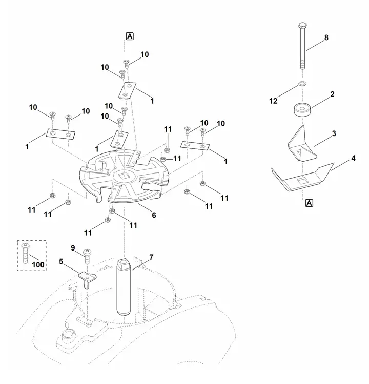 Stihl GH460 - Shredding Blade Set