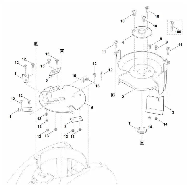 Stihl GH460 - Chipping Blade Set
