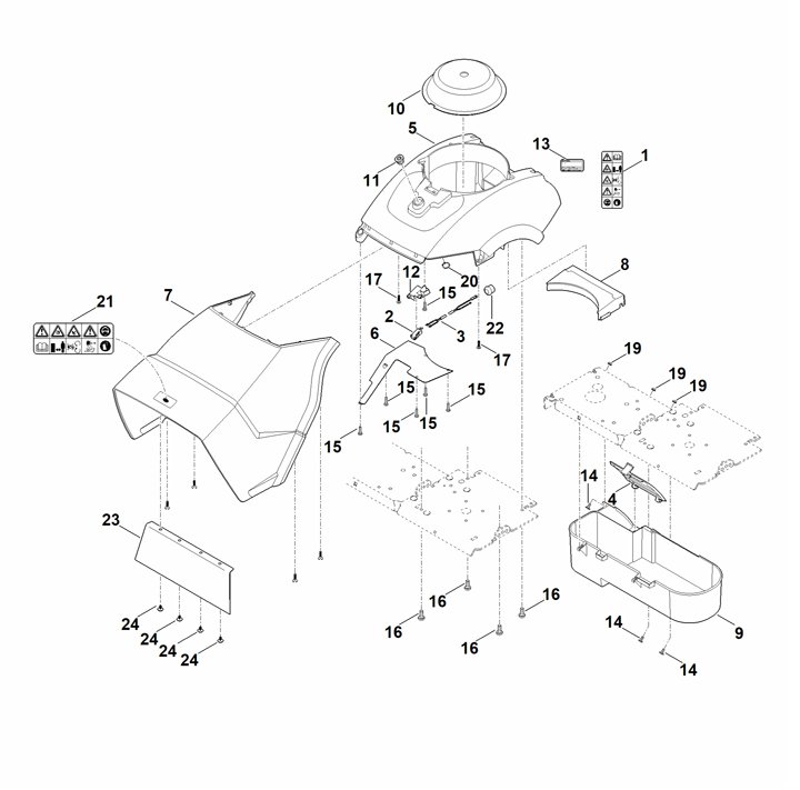 GH 460.0 Stihl GH460 - Housing