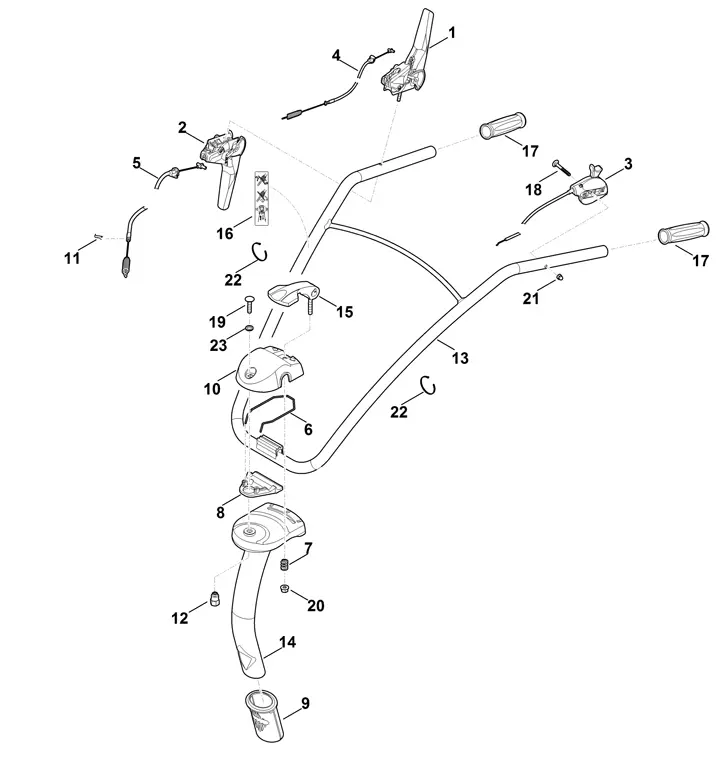 Stihl MH585.0 - Handle
