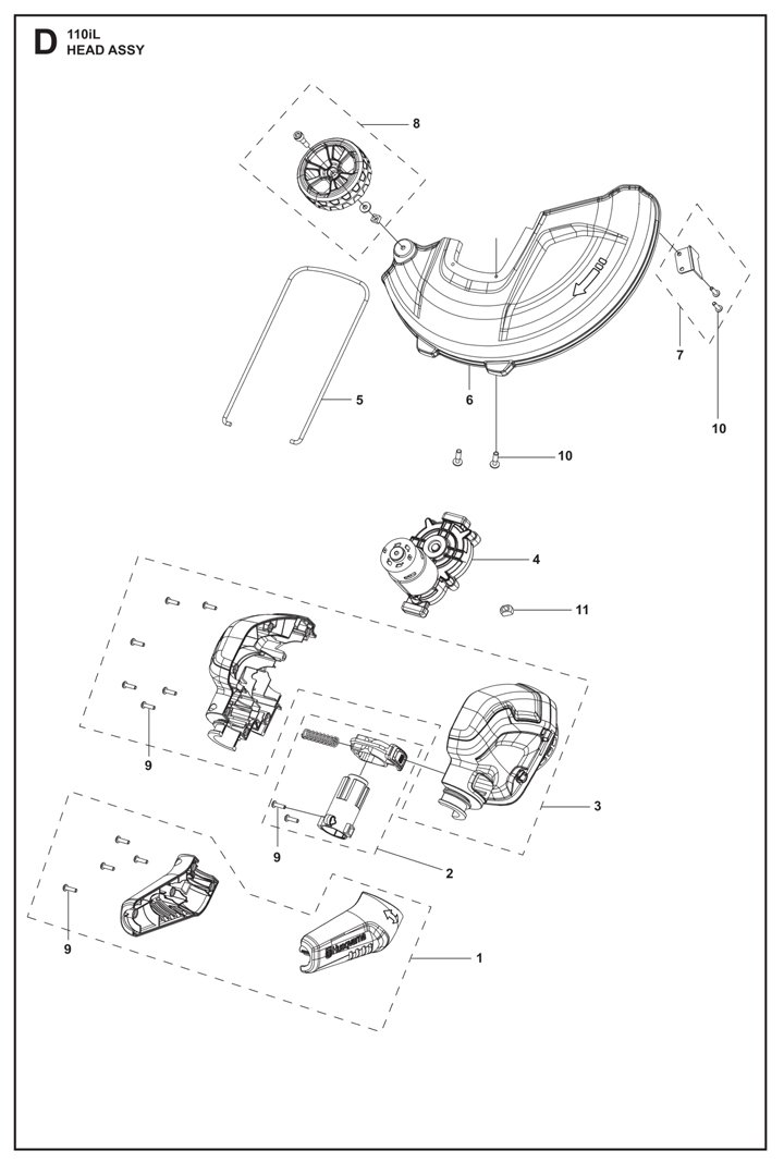 110il-9 head assy