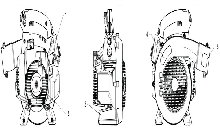 Husq 125b-7 Decals