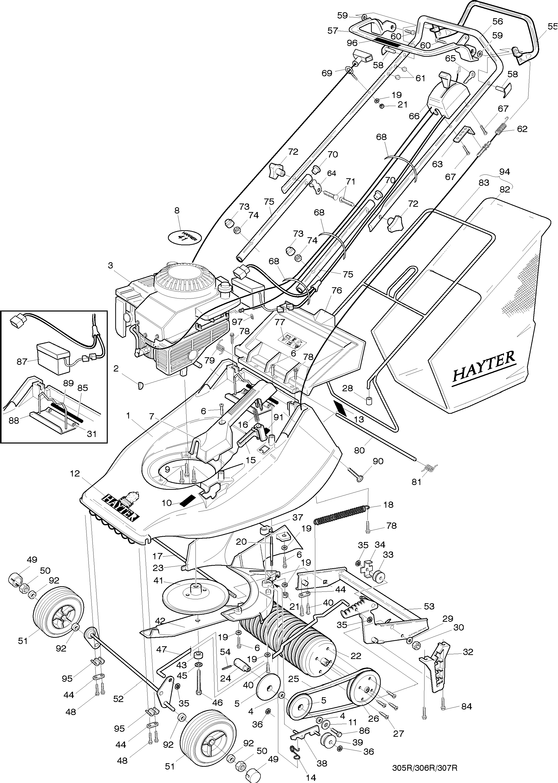 Hayter 306r parts