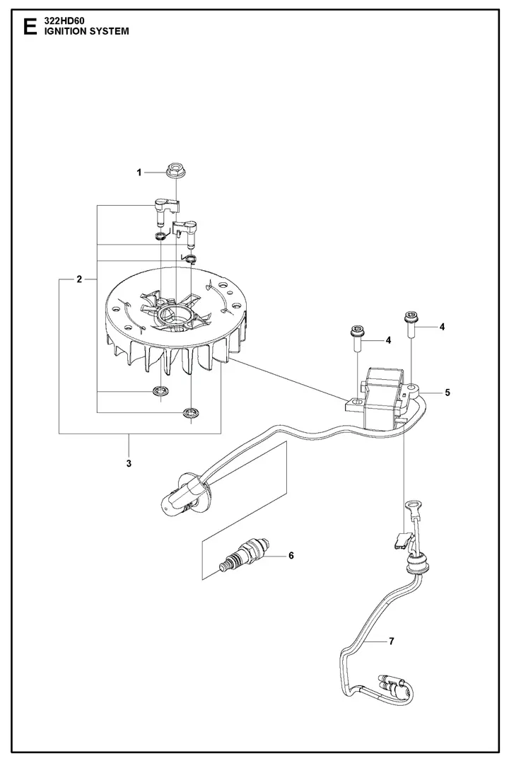 Husqvarna 322HD60 Hedge Cutter - Ignition System