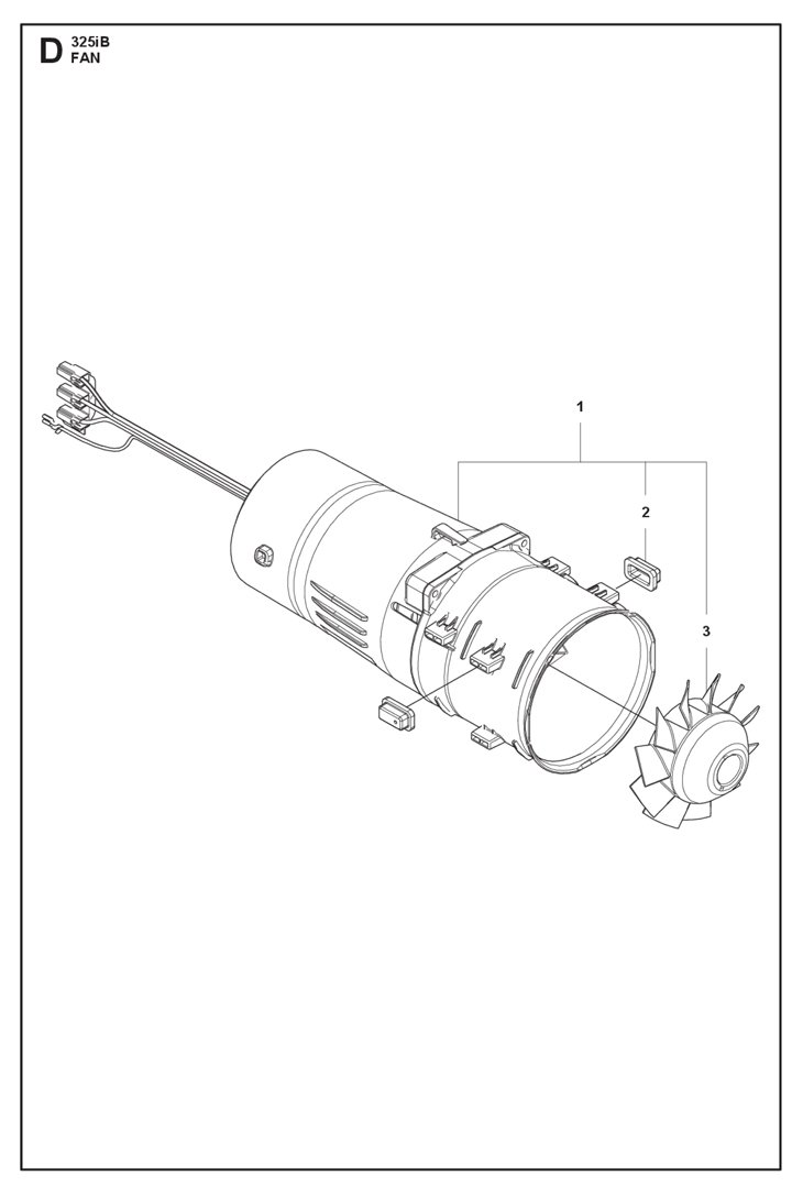Husq – 325ib-9 Fan